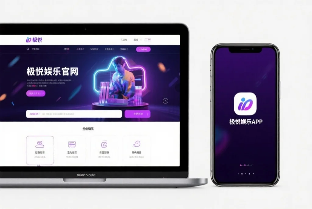 一台笔记本电脑屏幕上显示着恒行6娱乐官网的界面，旁边是一部手机显示着恒行6娱乐APP，两者并列对比